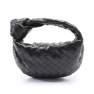 Bottega Veneta Jodie Handbag Black Leather